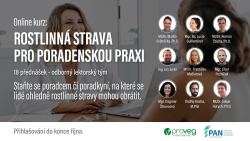 Online kurz: ROSTLINNÁ STRAVA PRO PORADENSKOU PRAXI